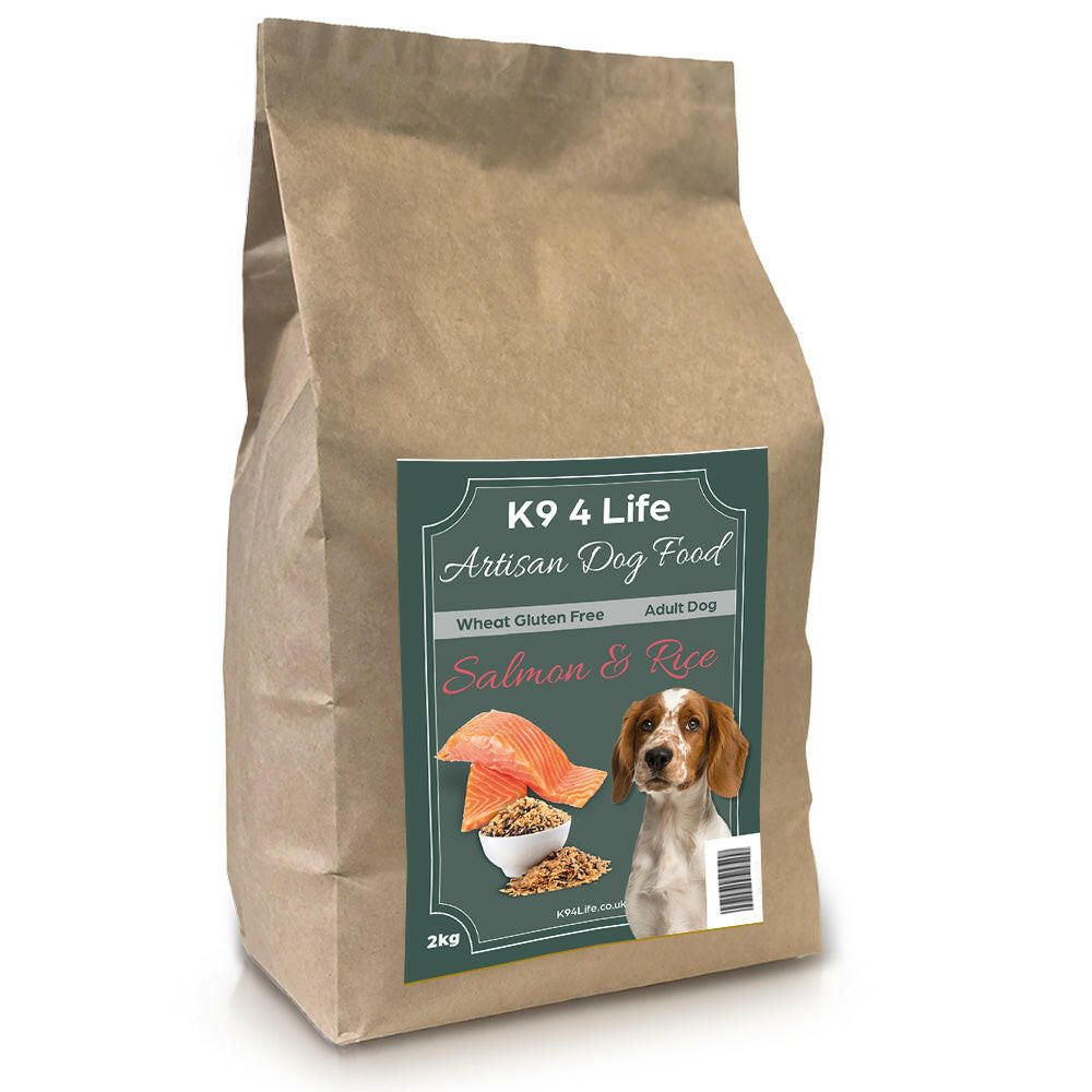 K9 4 Life Salmon & Rice Artisan Complete Premium Dog Food - Wheat Gluten Free - 2.5KG