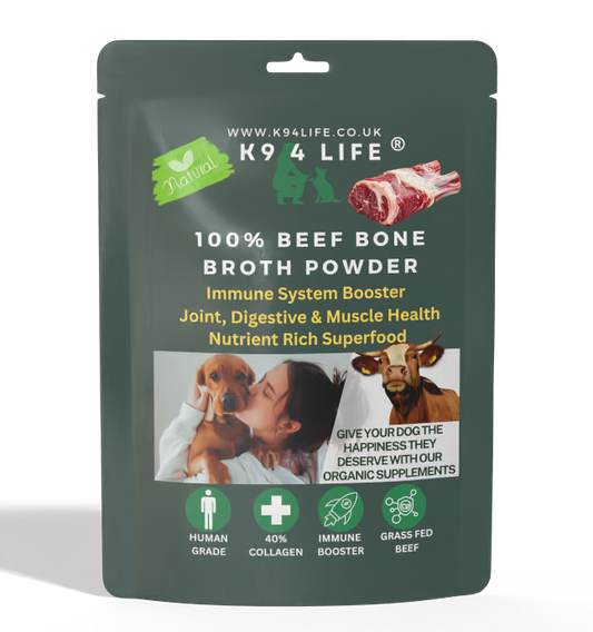 100% Beef Bone Broth Powder - Collagen Rich Superfood - Makes 4 Litres