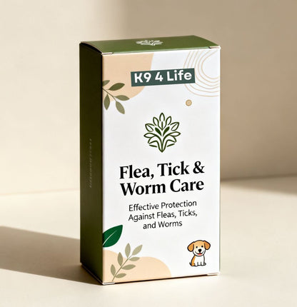 Flea, Tick & Worm Treatment Protection, Spot On For A Happy Dog.