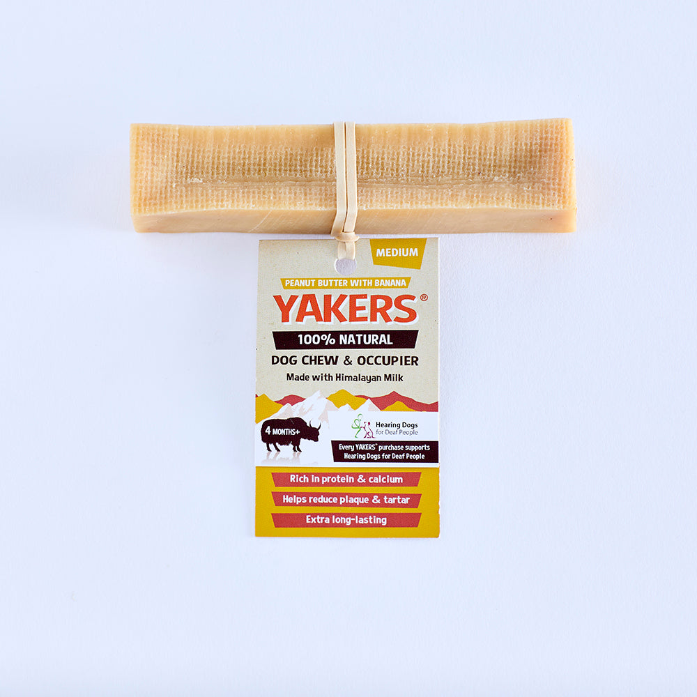 Yak Chew Medium - The Ultimate Natural Chew Stick to Help with Plaque and Tartar Removal