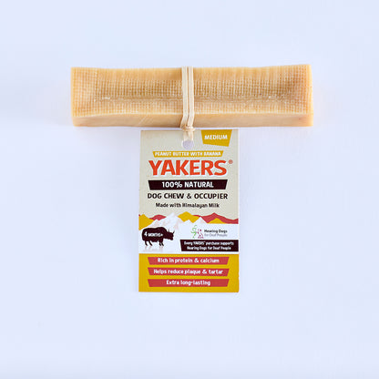 Yak Chew Medium - The Ultimate Natural Chew Stick to Help with Plaque and Tartar Removal
