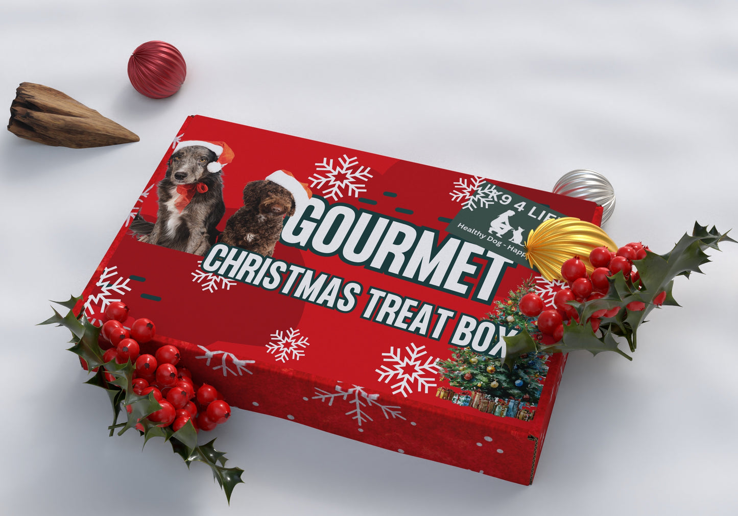 The Ultimate Christmas Gourmet Treat Gift Box For Dogs