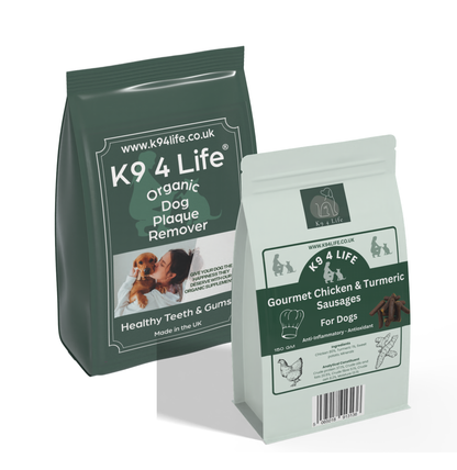 Plaque Remover For Dogs With Free Chicken & Turmeric Sausages