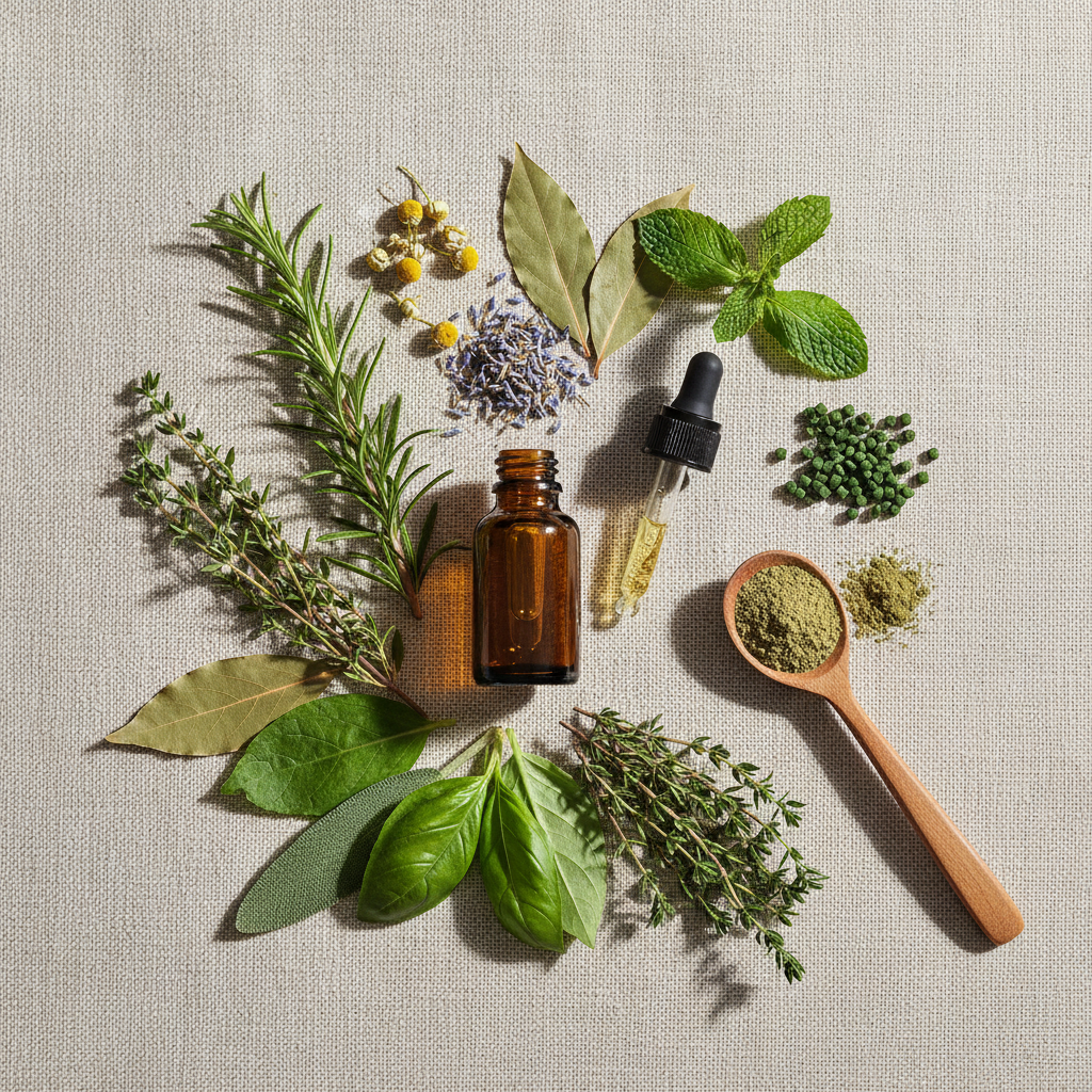 Ingredients flat lay