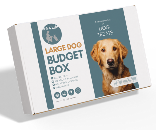 Natural Dog Treats Premium Selection Box for Larger Dogs - Amazing Value