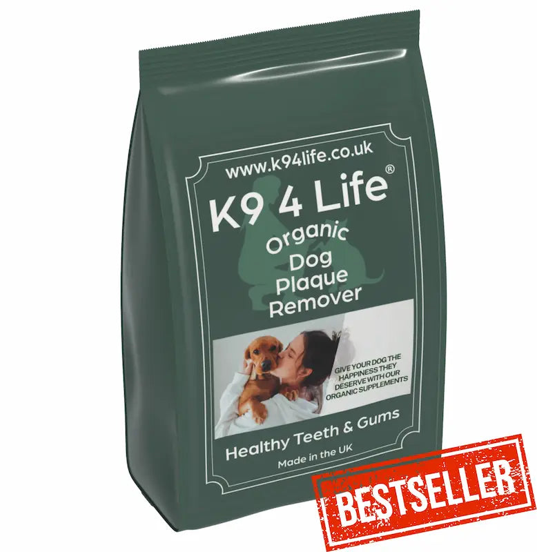 K9 4 Life Organic Dog Plaque Remover 180g pack, bestseller size